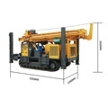 China Suppliers 500M Pneumatic DTH Crawler Drilling Rig for Water Well Drilling Machine1