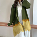 پرفروش ترین لباس مسلمان زنانه باز عبایی لباس رنگی شیب دار ماکسی بلند زنانه لباس سنتی مسلمان اپن Abaya1