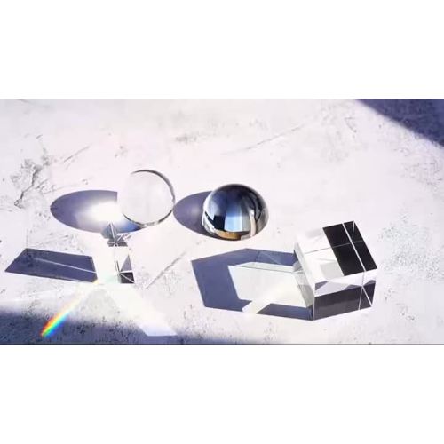 منشور نوری مثلثی کریستالی