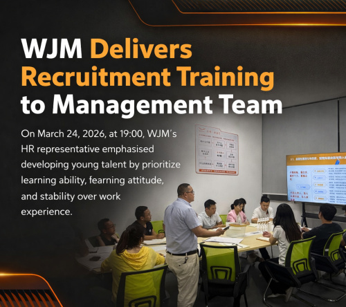 WJM HR Recruitment Training concentra-se no desenvolvimento de jovens talentos