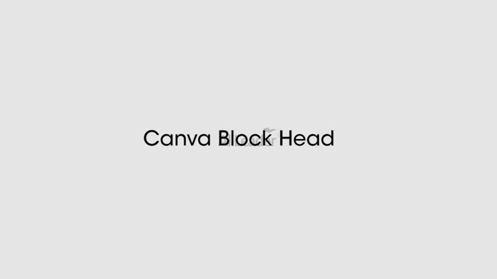 canvas block head