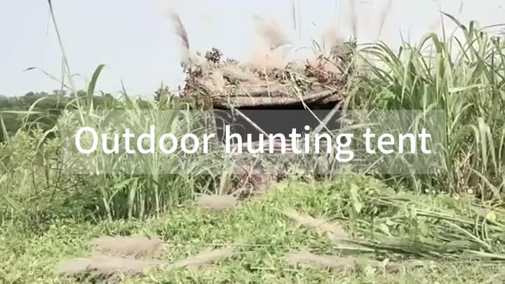 Outdoor hunting tent