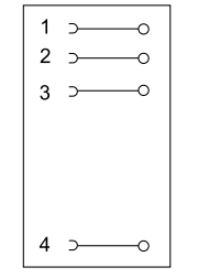 SVLEC 7/8 '' Round Plug Connector Female 4-Bole