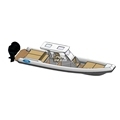 Hedia 35ft Luxury Rib Boat with Double Outboard Engines1