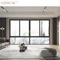 ODICK Commercial House Horizontal Aluminum Sliding Windows Customized Double Sliding Window1