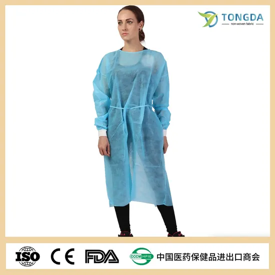 Disposable Surgeon Gown Isolation Hospital Surgical Gown Impervious SMS Medical Protective Gown Waterproof Clothing White Lab Coat1