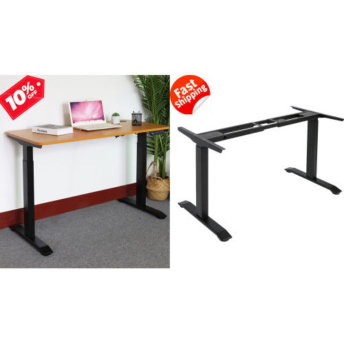 Dual Motor Electric Adjustable Standing Desk,Height Adjustable Desk Frame Sit Stand Desk Luxury Office Furniture1