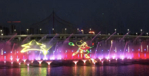 Urban music fountain water feature design points