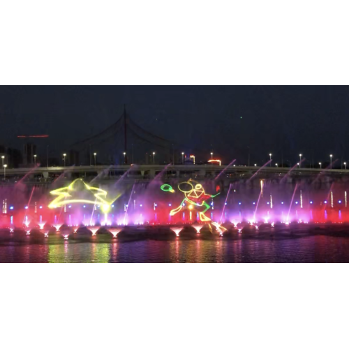 Urban Music Fountain Water Feature Design Points Points