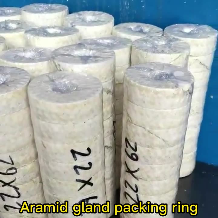 high pressure water pump aramid fiber gland packing ring1