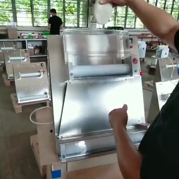 Commercial Pizza Dough Roller: 15 Inch Pastry Press Machine & Dough Sheeter in Stainless Steel1