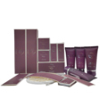 Hotel amenity kit with shampoo/soap/toothbrush/loofa/body lotion/shower gel1