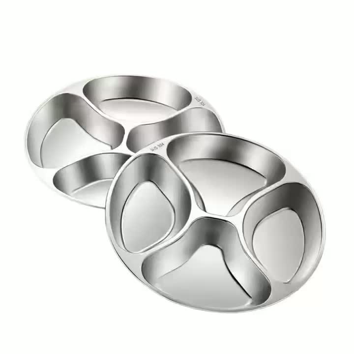 Eleganter Edelstahlbehälter mit Panel-Design