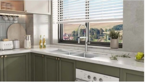 Ang kasayon ​​ug kaanyag sa usa ka lababo sa kanal sa imong kusina