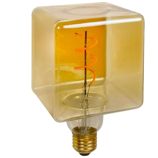 Retro Edison LED Cubo de hielo Creative Bulb Nostálgico Luz cálida Iluminación decorativa Filamento suave Lámpara de forma especial Candelier1