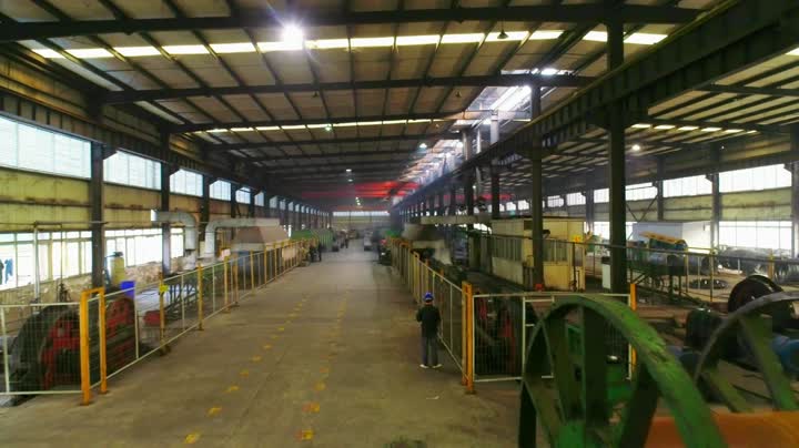 PC steel strand production workshop