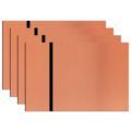 600x1200mm ABS Plastic Sheets in Various Thicknesses: Brushed Rose Gold Finish1