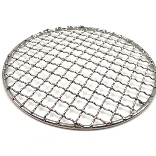 304 Aço inoxidável churrasco churrasqueira Stand High Quality BBQ Grill Wire Mesh1