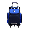 Wholesale Luxury Kids Waterproof Trolley School Bag with Adjustable Detachable Aluminum Alloy Trolley and Backpack1