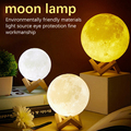 3D Moon Night Lamp with Acrylic Ball & ABS Base - Touch Table Desk Lamp with LED Changing Lights & USB Charger1