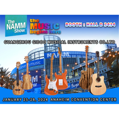 2024 NAMM Show 25 januari-2828 januari