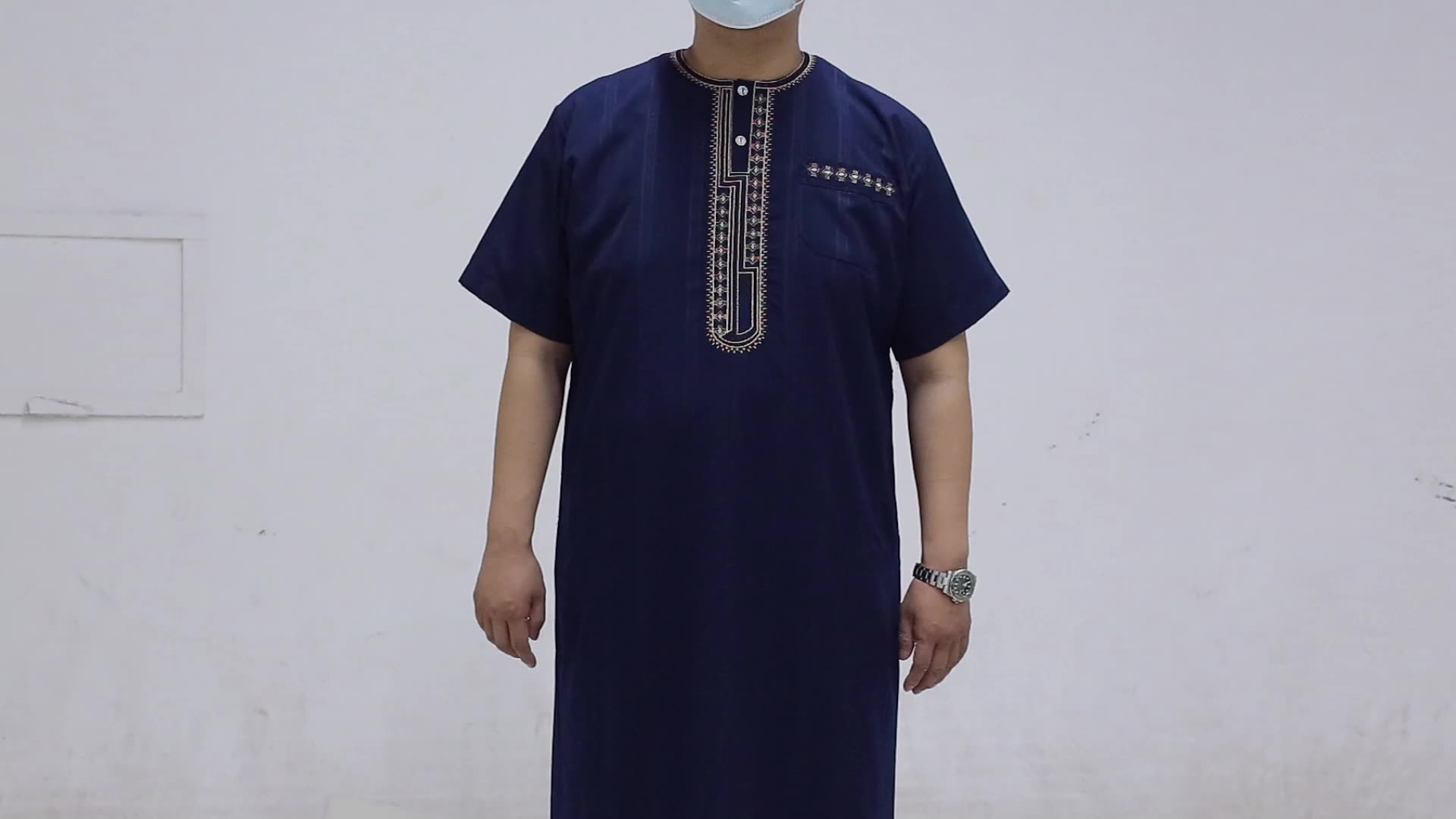 Musulman Zipper Dimensioni tascabili Abbigliamento islamico Design arabo Design Abito daffah Abito Saudita Fashion11