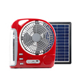 8 Inch Solar Power Rechargeable Fan with Panel Charger for Household and Camping1