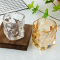 Wholesale Vodka Glasses Whisky Unique Drinking Glass 200ml Irregular Surface Beverage Juice Glass1