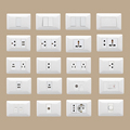 US Standard Modern Luxury Wall Switches and Sockets1