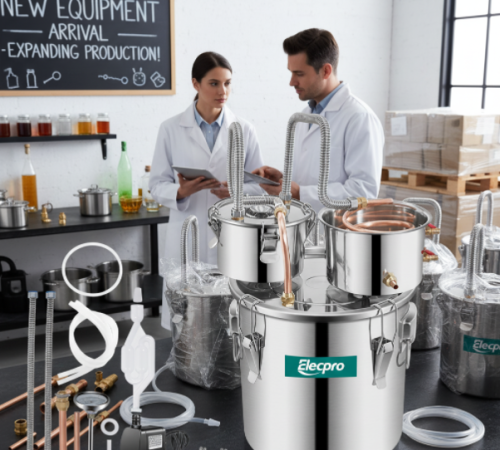 13.2 Gal Alcohol Still with Circulating Pump: Brew Biz Sourcing