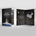 Custom Cheap Gold Foil Matt Glossy Film Business Paper A4 A3 A5 A6 Menu Flyers Booklet Printing Brochures Service in Cheap Price1