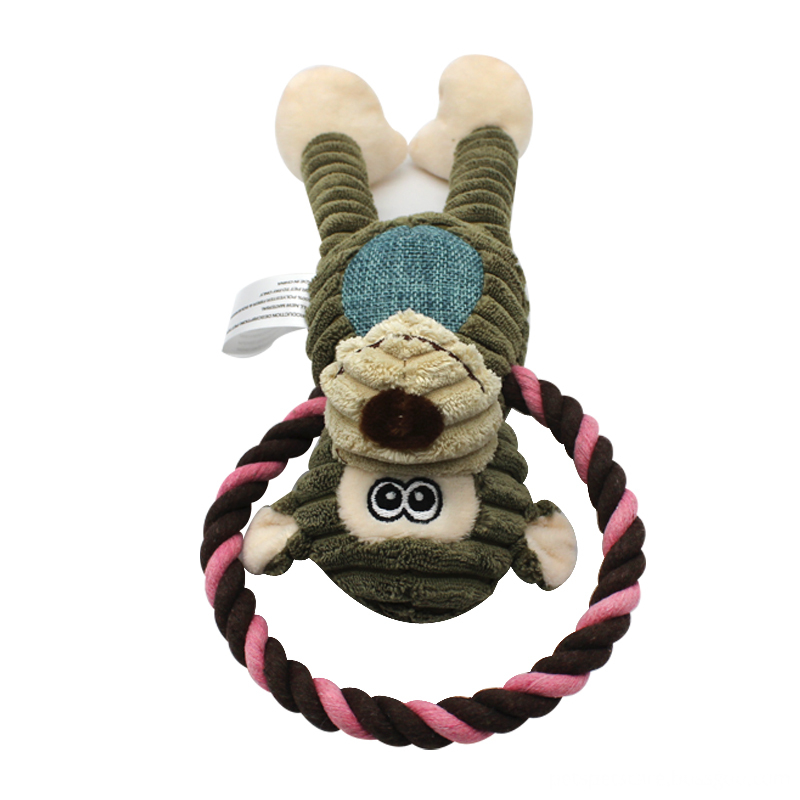 Factory Direct Cotton Knotted Rope Super Cute Dog Plush Toy pet accessories