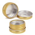 Custom Printed Empty Aluminum Tin Cans - 0.5oz Flat Lip Balm Containers1