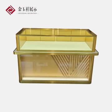 Gold Jewelry Display Cabinet