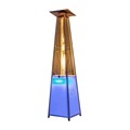 Outdoor Freestanding LED Glass Tube Propane Gas Patio Heater1