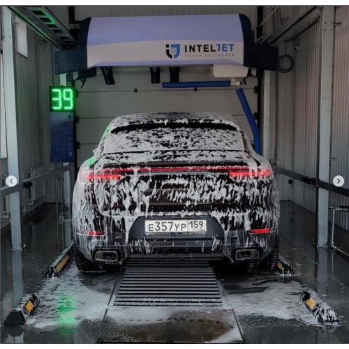 Leisuwash 360 New Construit In Berezniki, Russia Inteljet Car Wash Project!