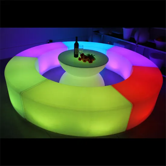 Cadeira de bar liderada RGB moderna para boates e eventos1