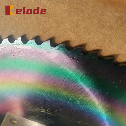Kelode lança lâminas de serra circular de metal duro com revestimento arco-íris para corte de painéis de madeira de precisão