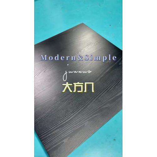 Modern Minimalist Geometrik Dişbudak Ahşap Yan Sehpa
