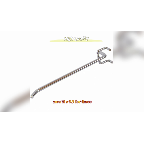 100-250 Stainless Steel Display Hooks for Supermarket Shelves Back Hole Jewelry Store Triangle Metal Hook Special Shelf Hook1