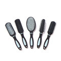Professional Hair Care: Plastic Handle Hard Bristle Hair Brush Scalp Massager, Detangling & Styling Comb Brush Set1
