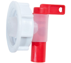 Aeroflow Breather Drum Dispensing Tap in Screw Lid DIN 61mm Plastic Spigot Faucet