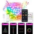 Tuya WiFi Remote Control Smart RGB LED String Lights for Christmas Tree & Wedding1