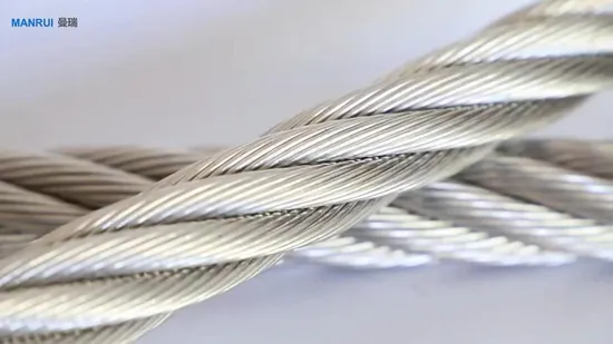 316L Yüksek mukavemetli korozyon direnci İyi tokluk paslanmaz çelik tel kablosu1