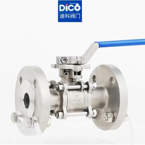 3pc--manual flange ball valve