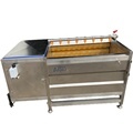 Vegetable and Fruit Cassava Washer/Peeler Potato Ginger Washing Peeling Machine1