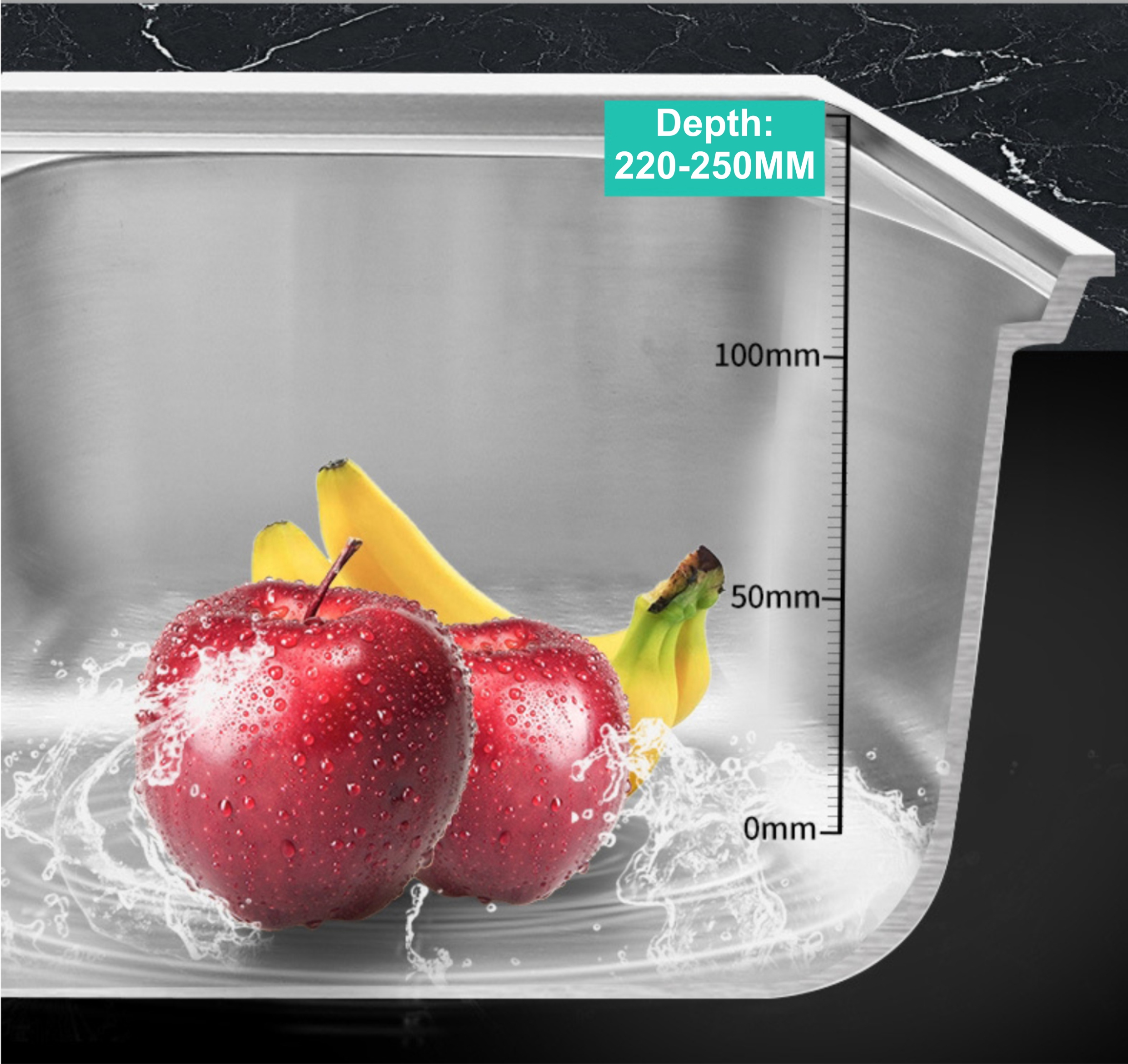 Workstation Countertop Big Single Bowl Sink With Step, High Quality