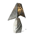 Modern Hotel Bedside LED Table Lamp with Custom Finish and Marble Design1