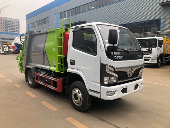 Trak Tolak Padat Dongfeng 4X2 6cbm yang Jimat &amp; Praktikal untuk Pembersihan Lorong Sempit1