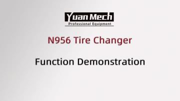 N956 Tire Changer 17 inch Wheel Operation